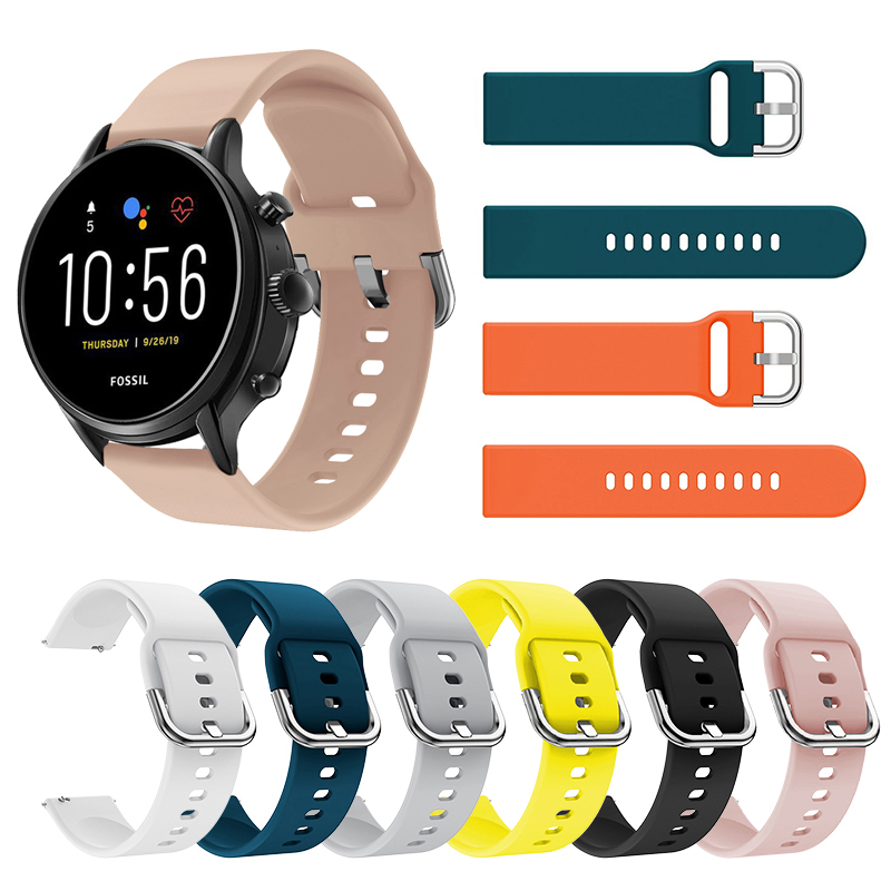 Fossil Smartwatch Accessories - 22MM Silicone Straps For Fossil Gen