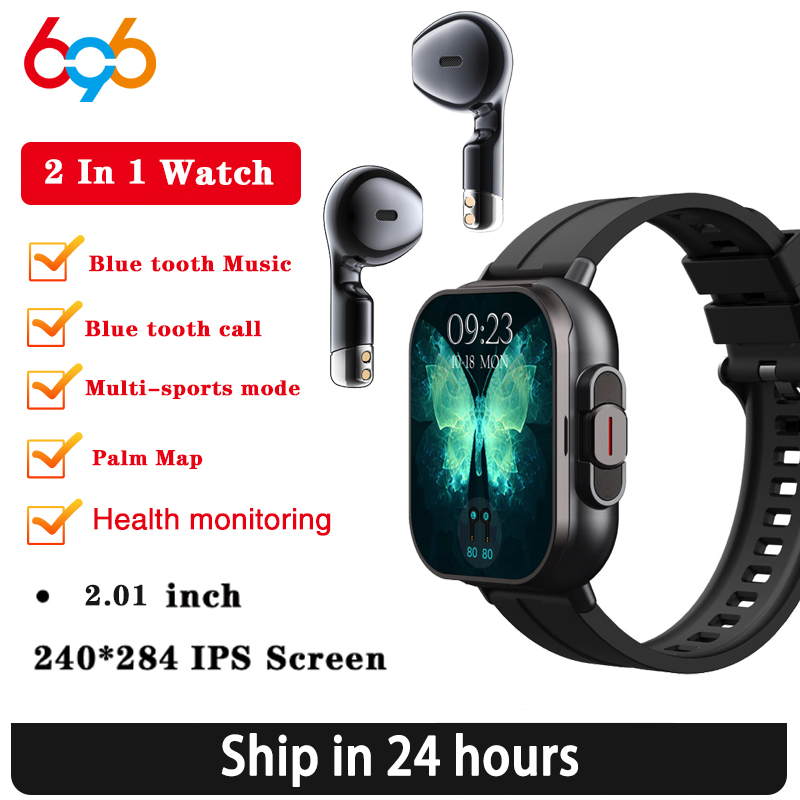 Smartwatch Headset - BT Call Blue Tooth Headphones Watches
