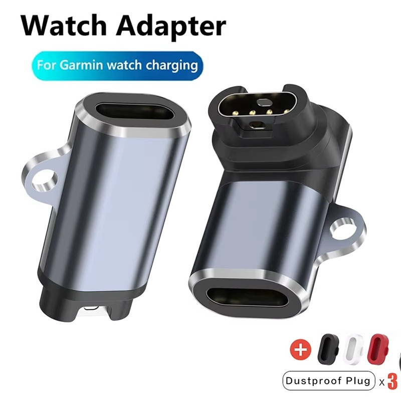Garmin Smartwatch Accessories - Type C/Micro USB/IOS Charging Portable Adapter