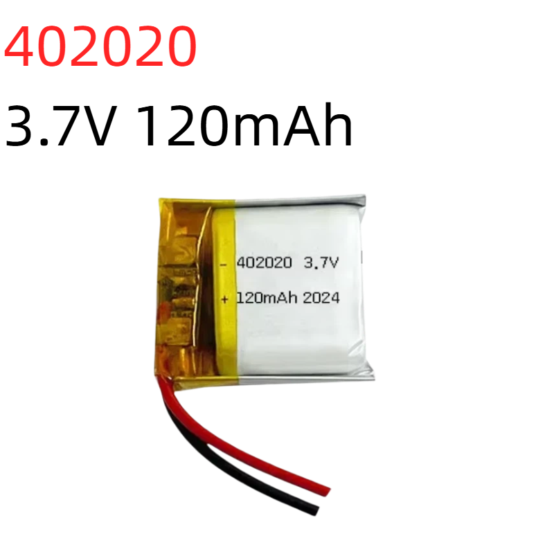 Smartwatch Headset - 3.7V 120mAh 402020 Li-Po Rechargeable Polymer