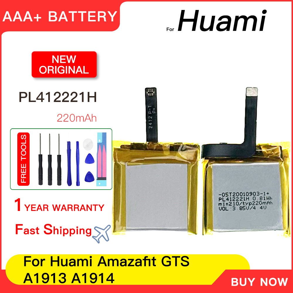 Smartwatch A1914 - 100% genuine 220mAh PL412221H New Battery