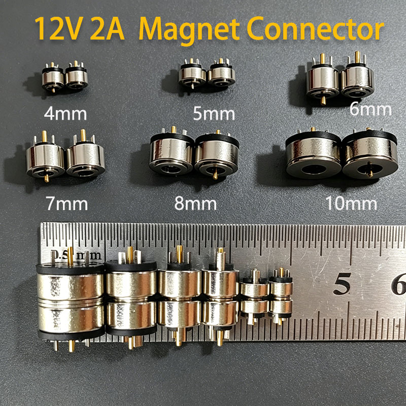 Garmin Smartwatch Accessories - 5/6/7/8/10mm Circular Magnetic 2Pin Male And