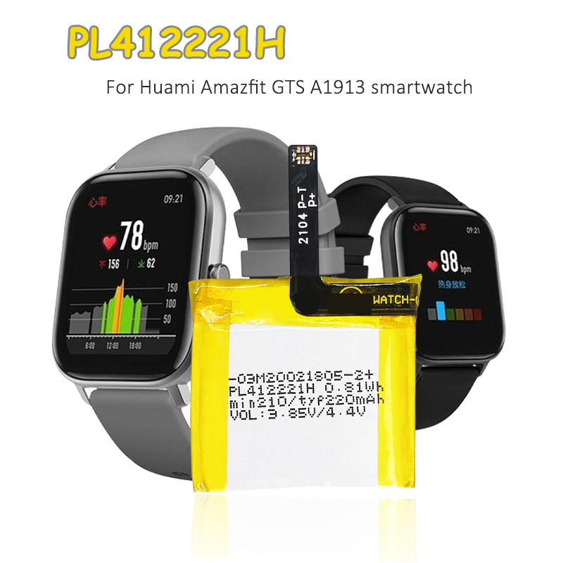 Smartwatch A1914 - PL412221H Battery 220mAh 3.85V Replacement Li-ion