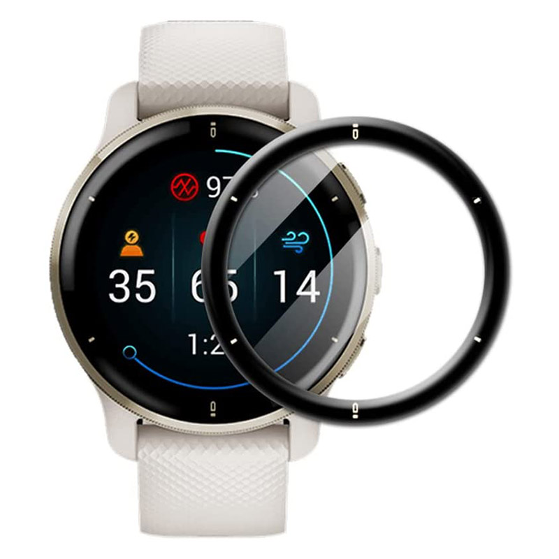 Garmin Smartwatch Accessories - 3D Curved Edge Protective Film For