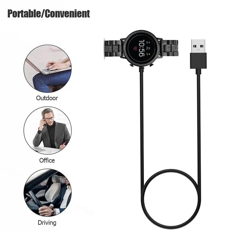 Fossil Smartwatch Accessories - 1M USB Magnetic Fast Charger Dock