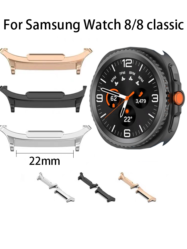 Smartwatch Straps & Accessories - 22mm WatchBand Connector for samsung Watch