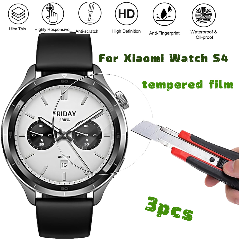 3PCS Tempered Glass Smartwatch - огляд і ціна Xiaomi Smartwatch Accessories