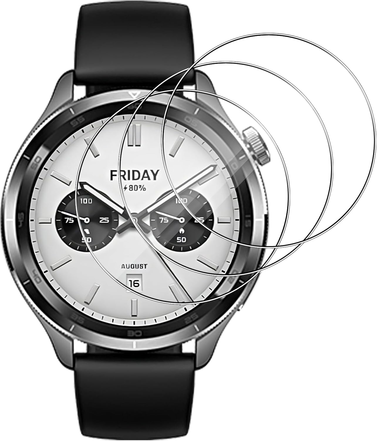 3PCS Tempered Glass Smartwatch - огляд і ціна Xiaomi Smartwatch Accessories
