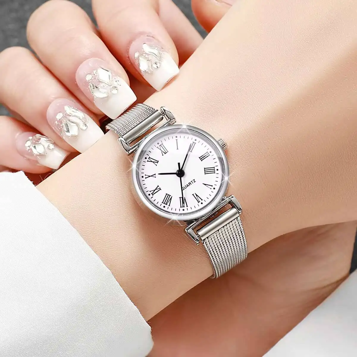 1/2PCS Fashion Women Watches C - огляд і ціна Stainless Mesh Band