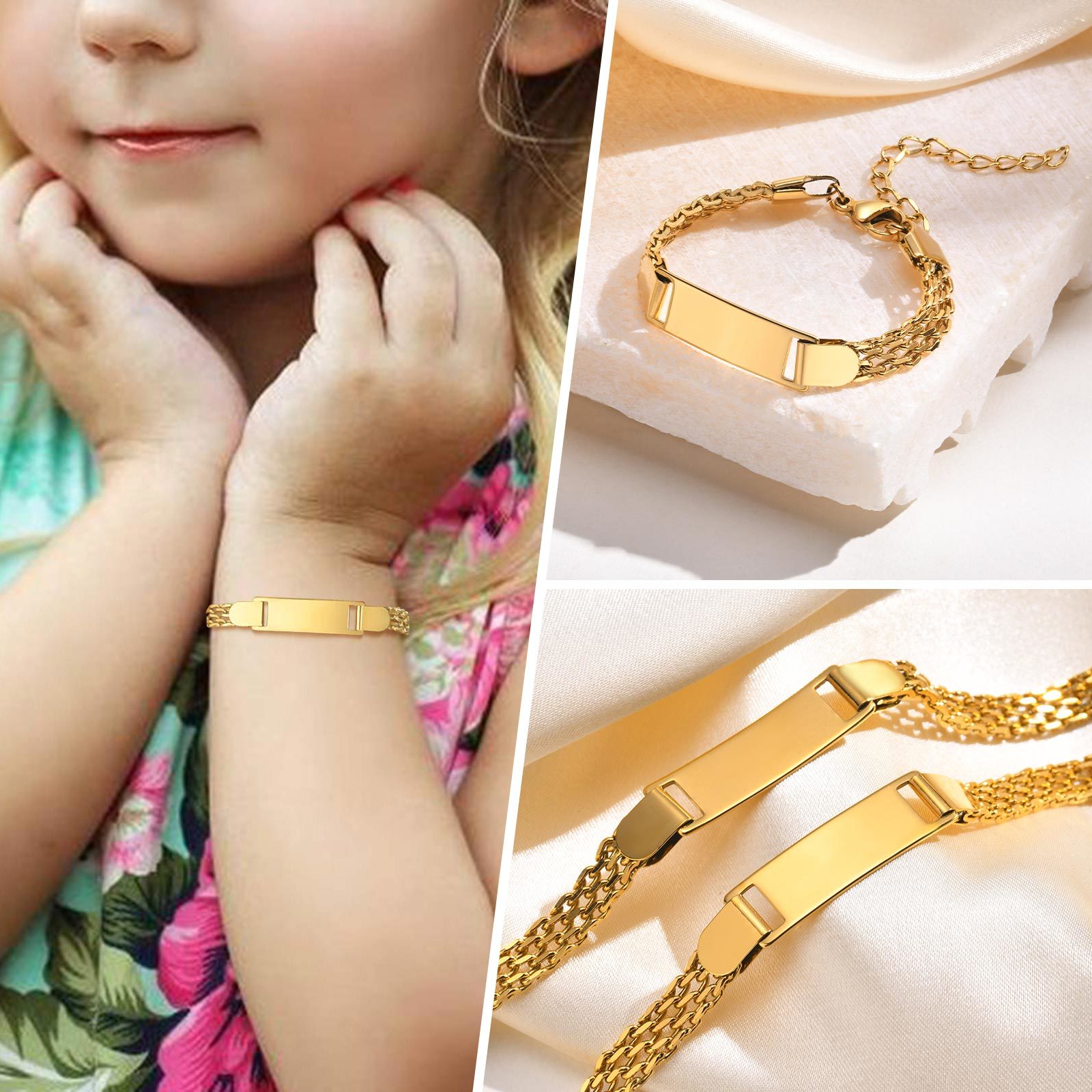 Vnox Personalized Mom Daughter - огляд і ціна Stainless Mesh Band
