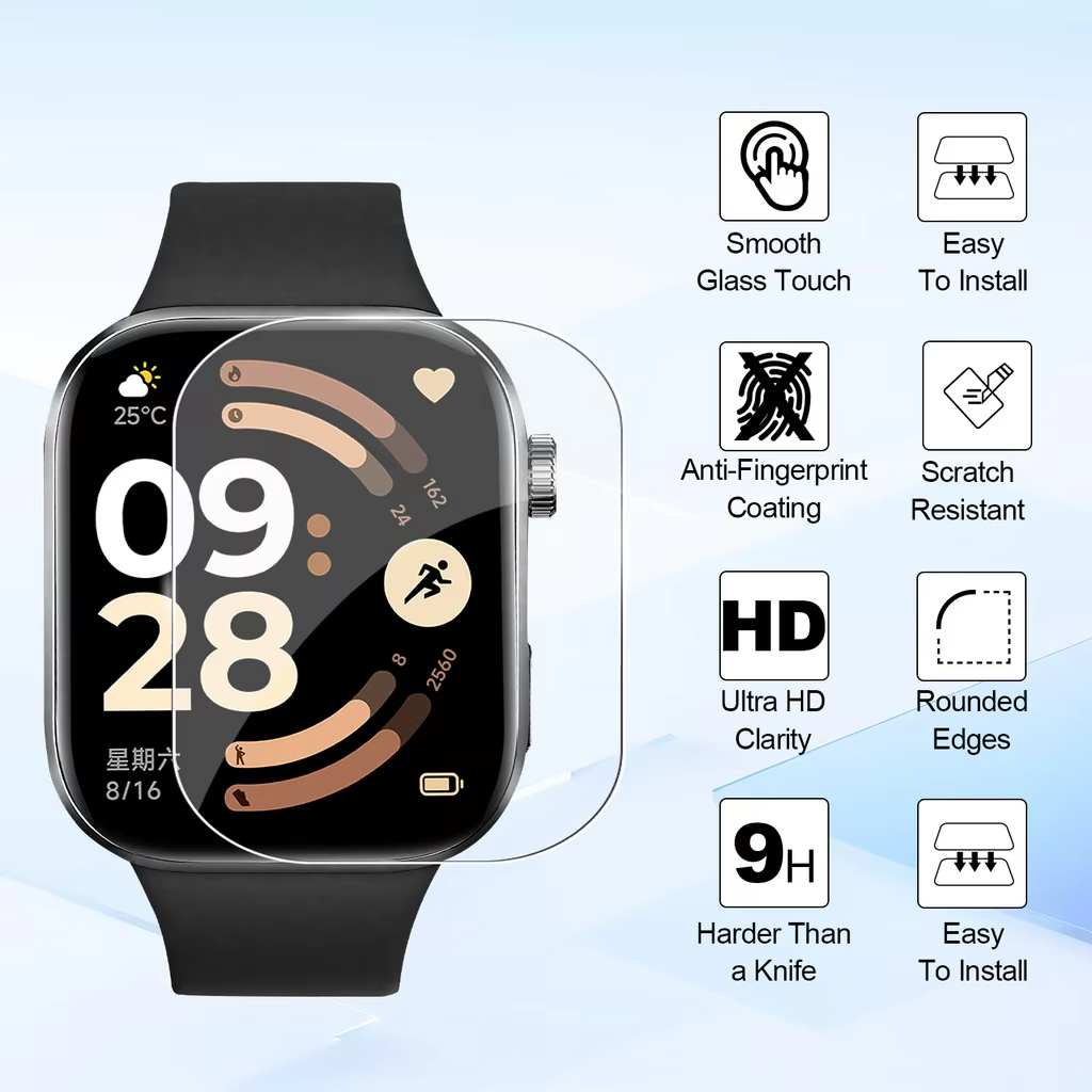 1-5Pcs Soft Film for Xiaomi Re - огляд і ціна Xiaomi Smartwatch Accessories