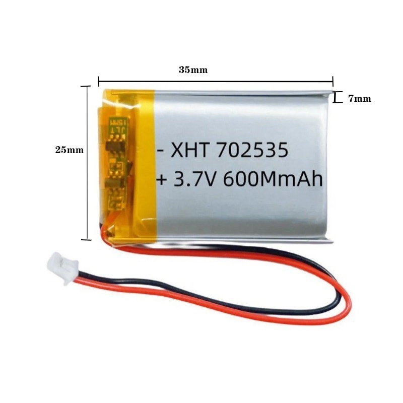 702535 3.7V 600mAh Li Polymer  - огляд і ціна Smartwatch Headset