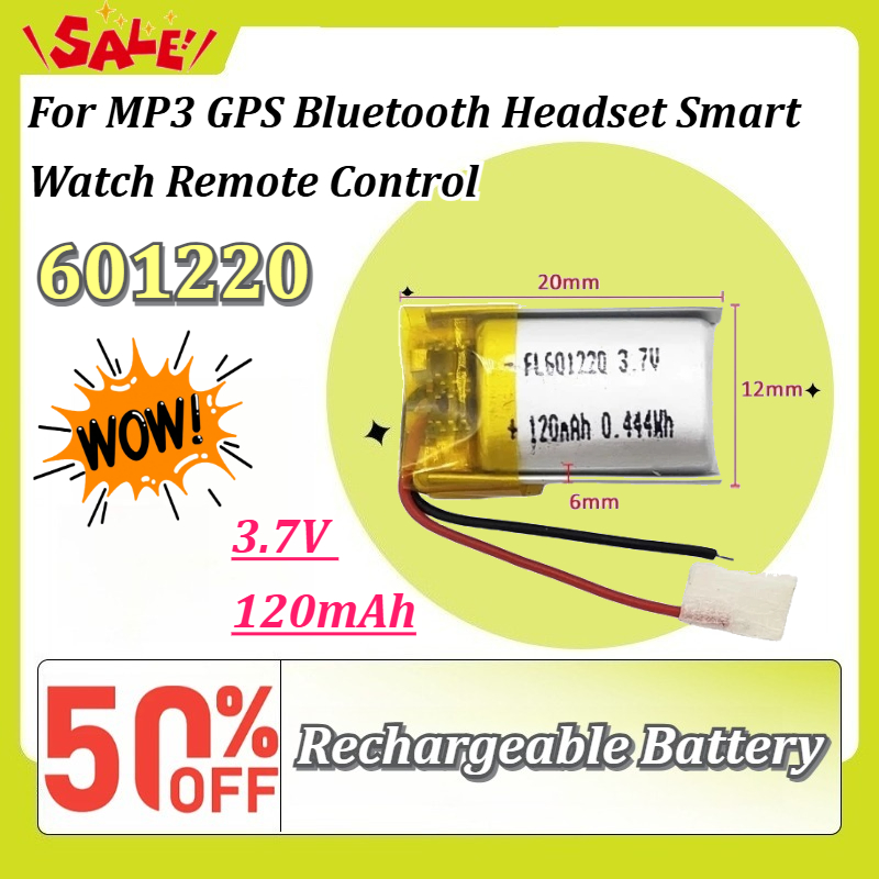 New 3.7V 120mAh 601220 Li-Po R - огляд і ціна Smartwatch Headset