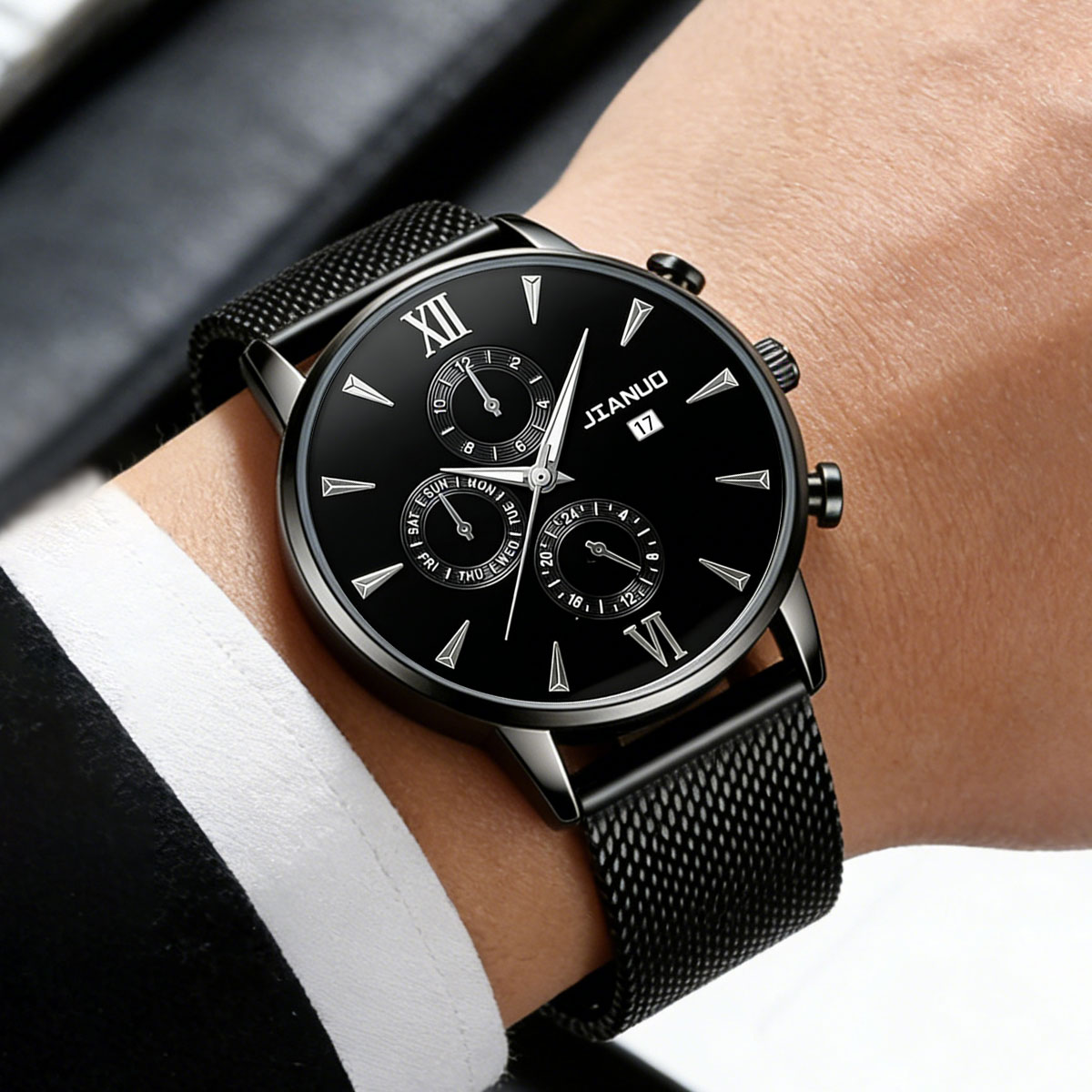 Trendy Casual Men's Milan Mesh - огляд і ціна Stainless Mesh Band