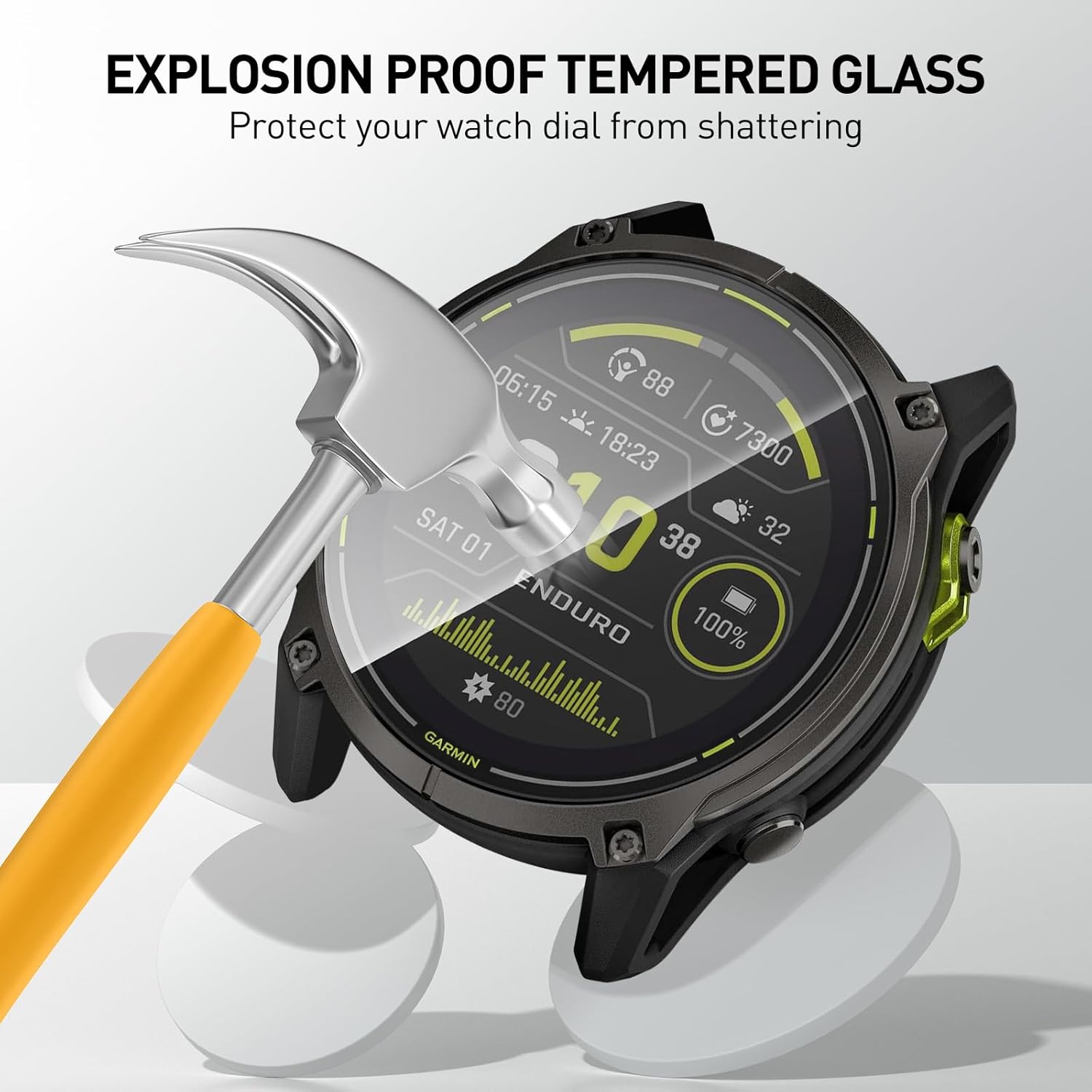 Tempered Glass Films For Garmi - огляд і ціна Garmin Smartwatch Accessories