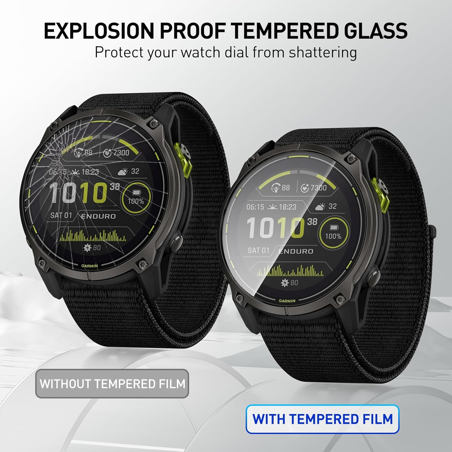 Tempered Glass Films For Garmi - огляд і ціна Garmin Smartwatch Accessories