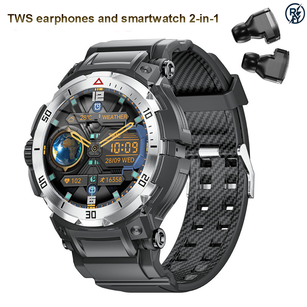 2-in-1 Smart Watch with TWS Bl - огляд і ціна Smartwatch Headset