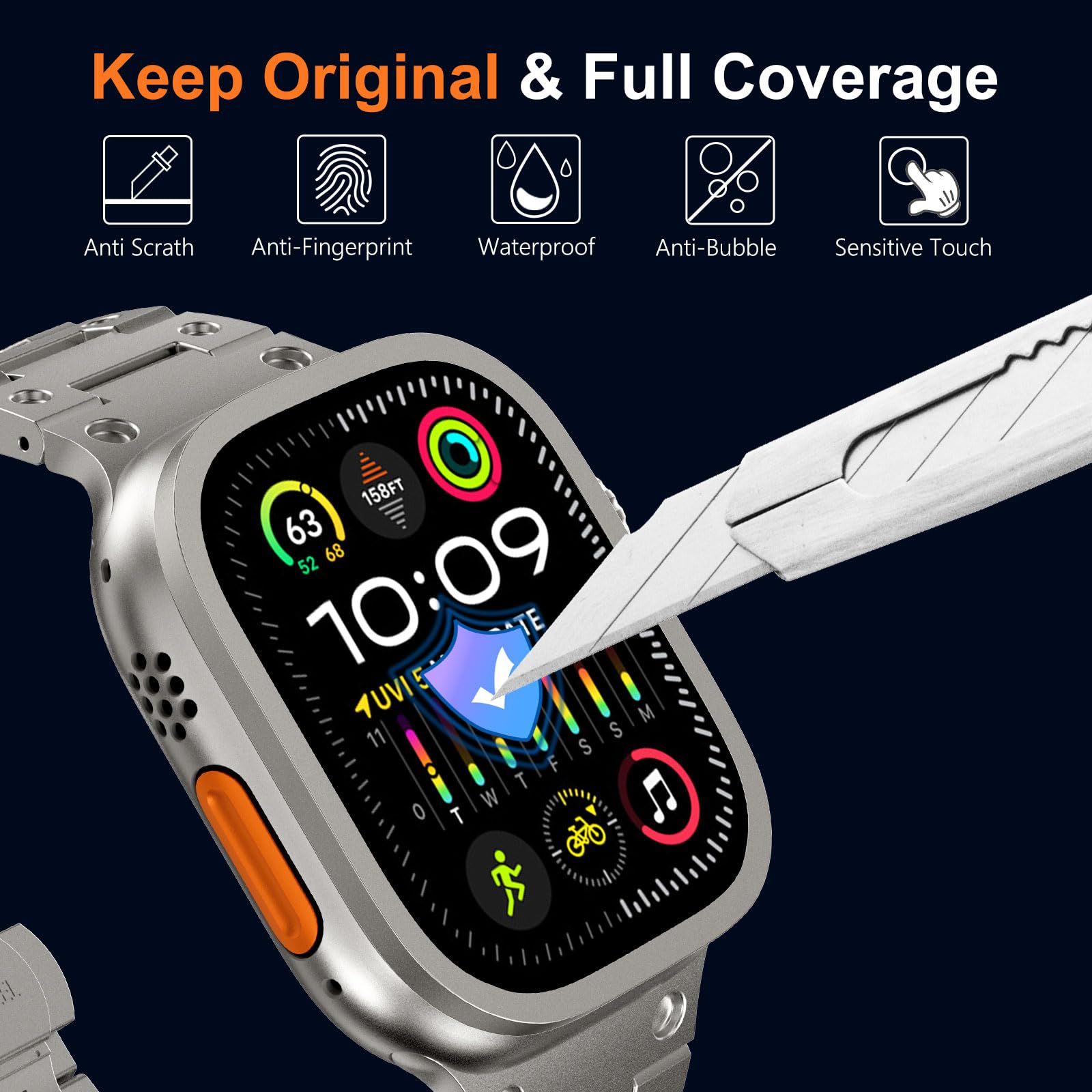 Tempered Glass for Apple Watch - огляд і ціна Apple Smartwatch Accessories