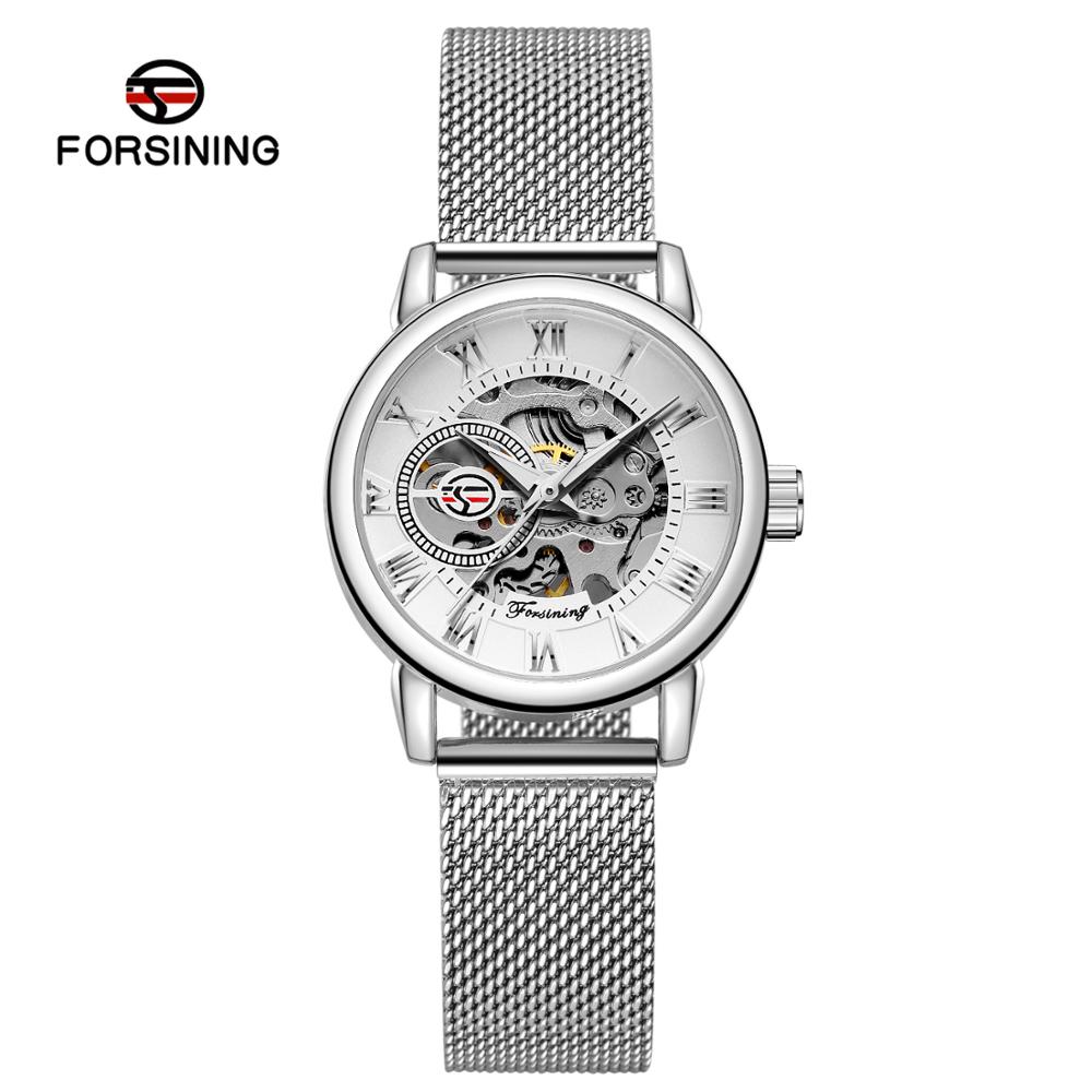 Reloj Mujer FORSINING Fashion  - огляд і ціна Stainless Mesh Band