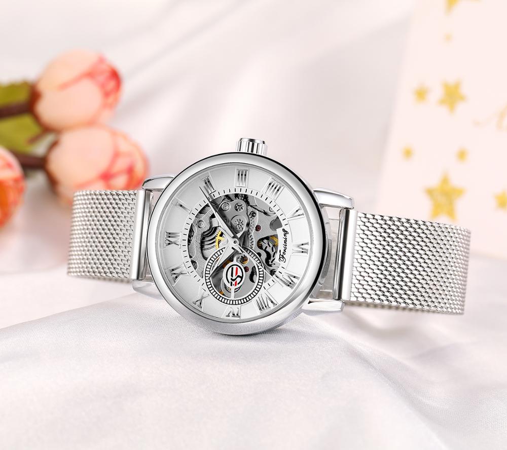 Reloj Mujer FORSINING Fashion  - огляд і ціна Stainless Mesh Band