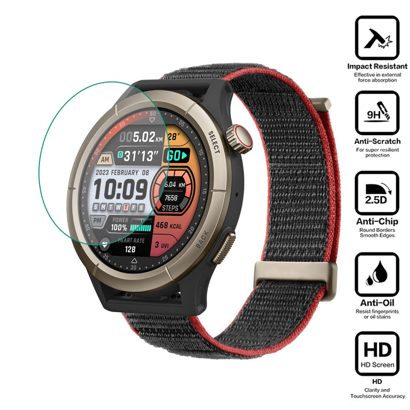 Hard Glass Smartwatch HD Clear - огляд і ціна Amazfit Smartwatch Accessories