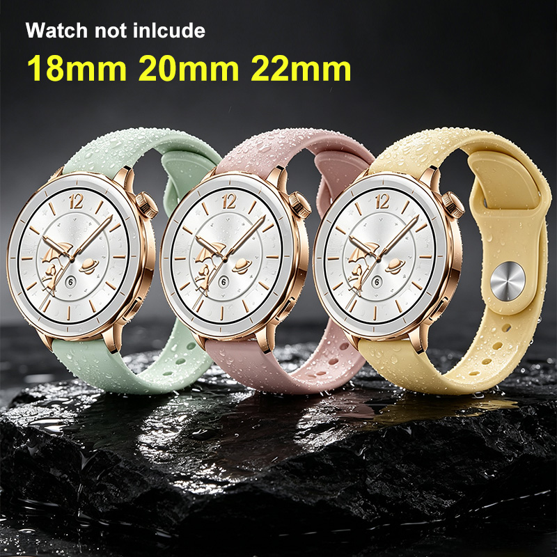 18mm 20 22mm Women Silicone Br - огляд і ціна Fossil Smartwatch Accessories