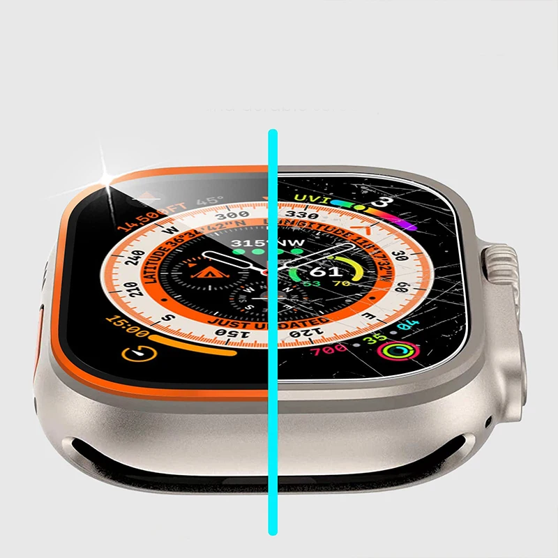 Tempered Glass for Apple Watch - огляд і ціна Smartwatch Straps & Accessories