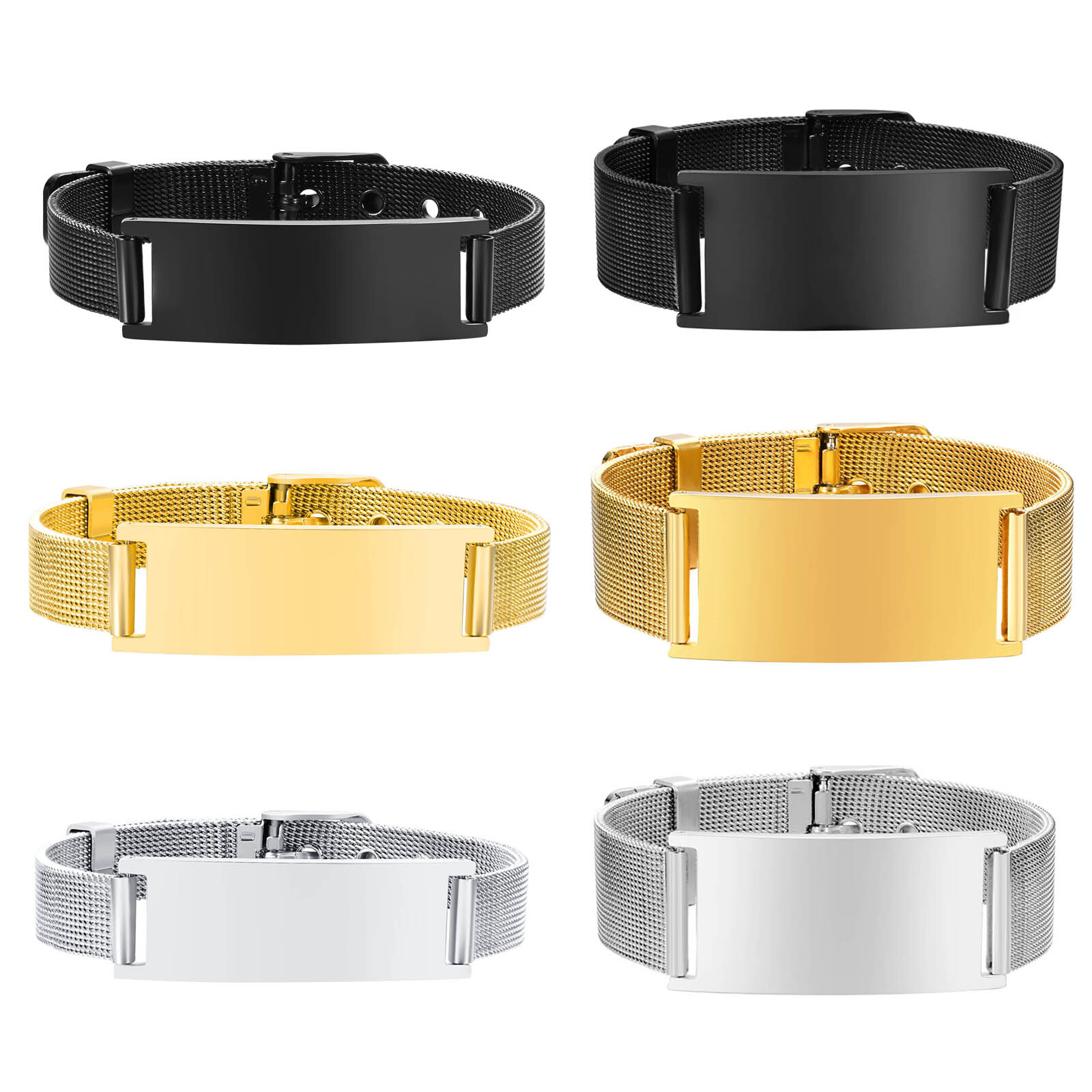 Personalized Photo Bracelet, S - огляд і ціна Stainless Mesh Band