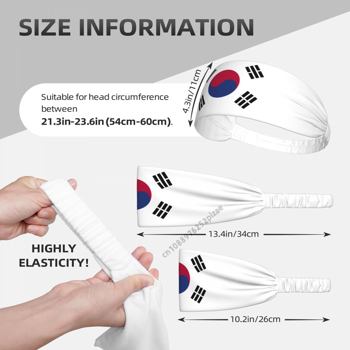 South Korea Flag Men Women Ban - огляд і ціна Milanaise Mesh Band
