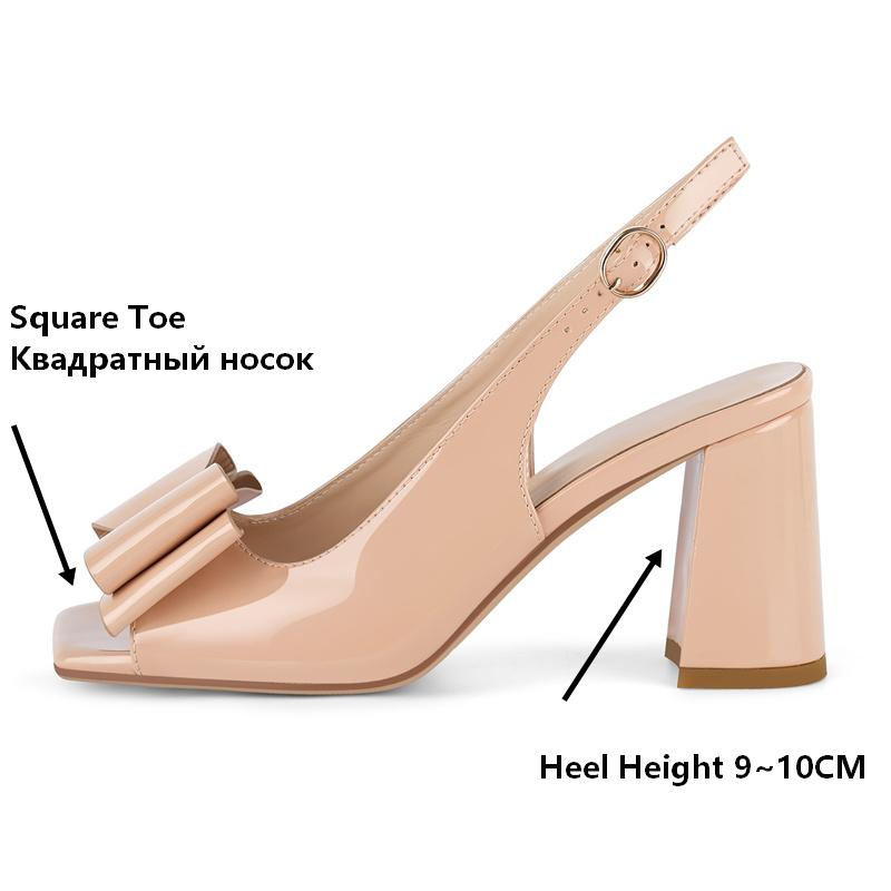 Onlymaker Women Square Toe Bow - огляд і ціна Leather Classic Strap
