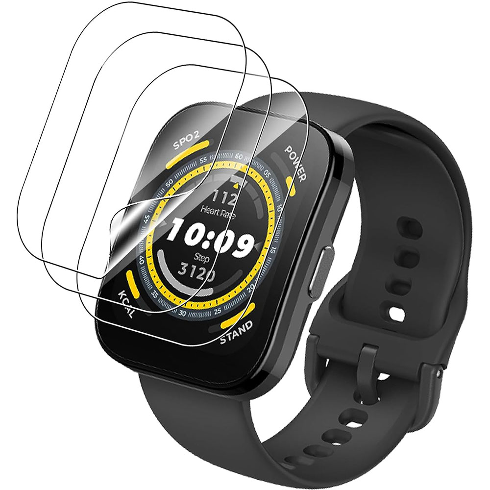 3PCS Clear HD Film Screen Prot - огляд і ціна Amazfit Smartwatch Accessories