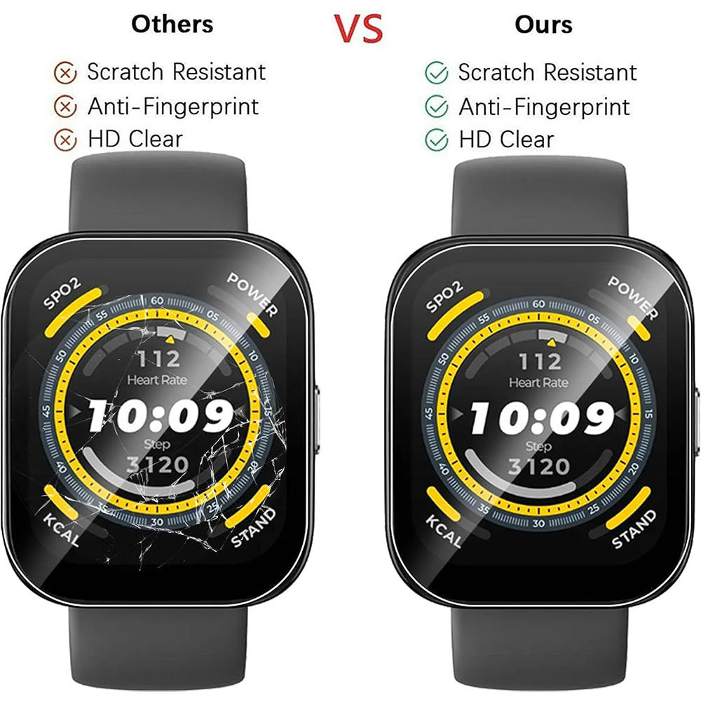 3PCS Clear HD Film Screen Prot - огляд і ціна Amazfit Smartwatch Accessories