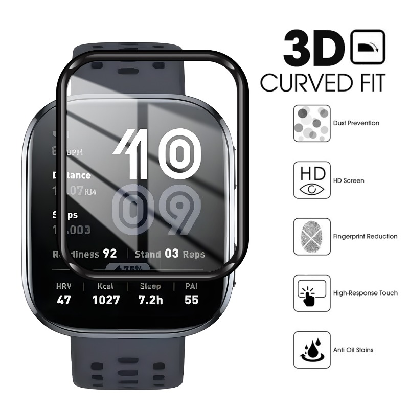1-5Pcs HD Screen Protector for - огляд і ціна Amazfit Smartwatch Accessories