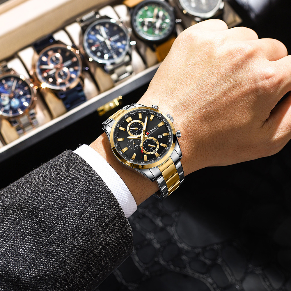 CURREN Casual Quartz Chrono Sp - огляд і ціна Accessories With Watch