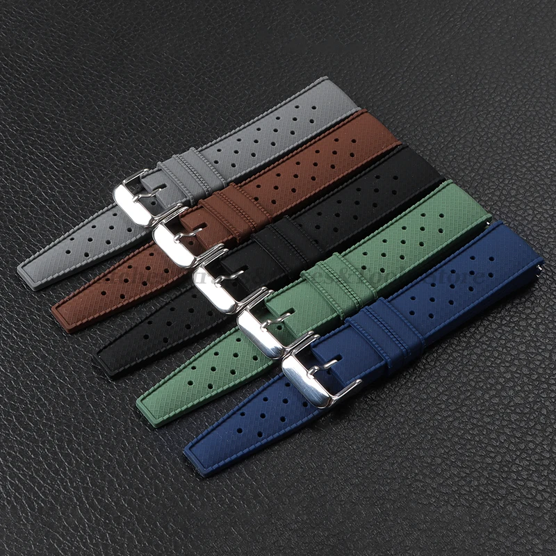 Tropic Silicone Watch Strap 18 - огляд і ціна Fossil Smartwatch Accessories