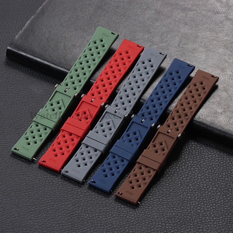 Tropic Silicone Watch Strap 18 - огляд і ціна Fossil Smartwatch Accessories
