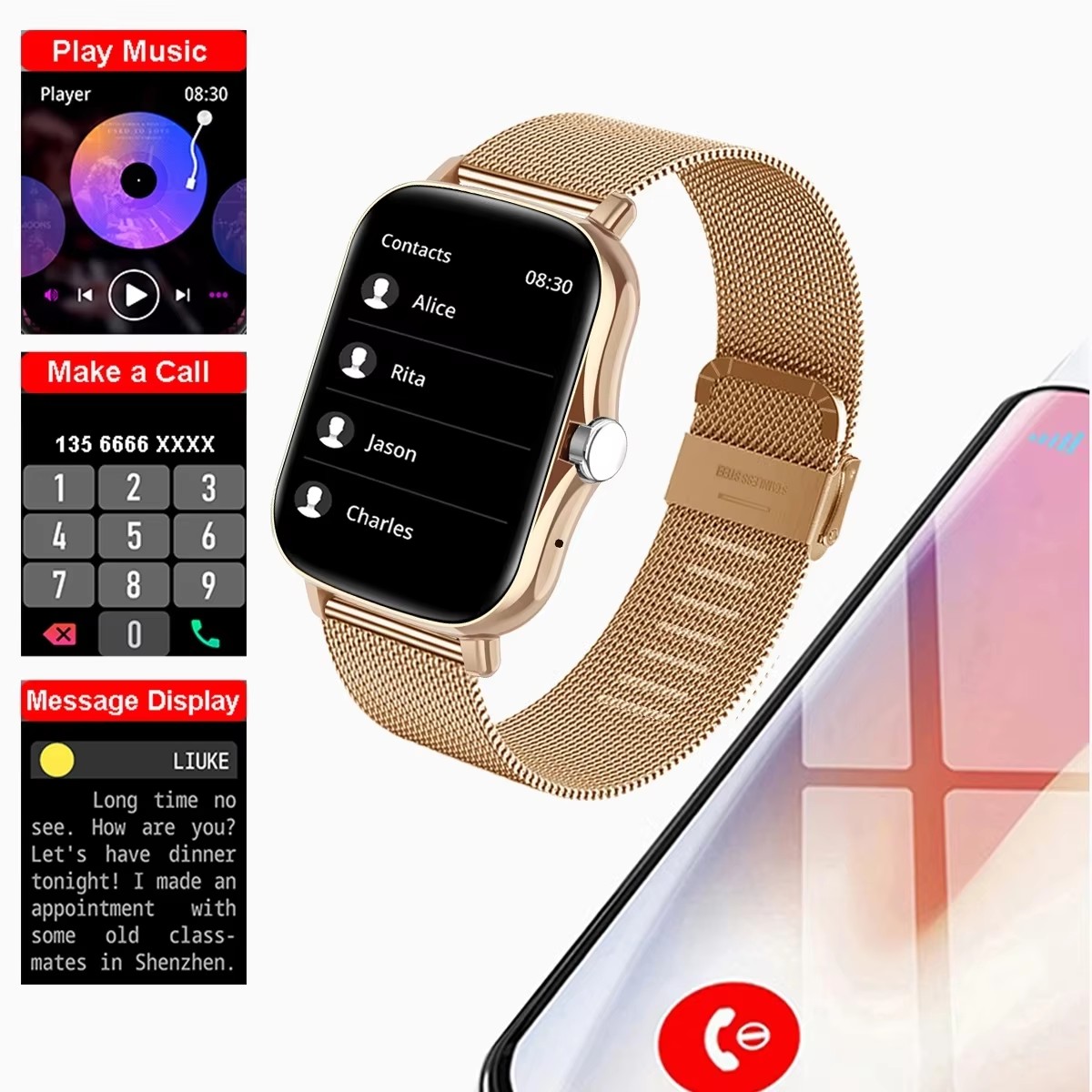 2026 New Multifunctional Smart - огляд і ціна Android Smartwatch Accessories