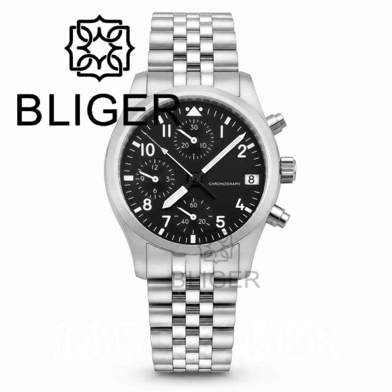 BLIGER Full Black Brushed 38mm - огляд і ціна Accessories With Watch