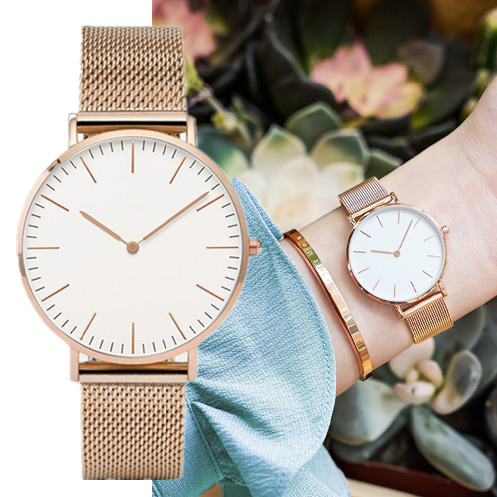 Top Brand Luxury Watches Women - огляд і ціна Stainless Mesh Band