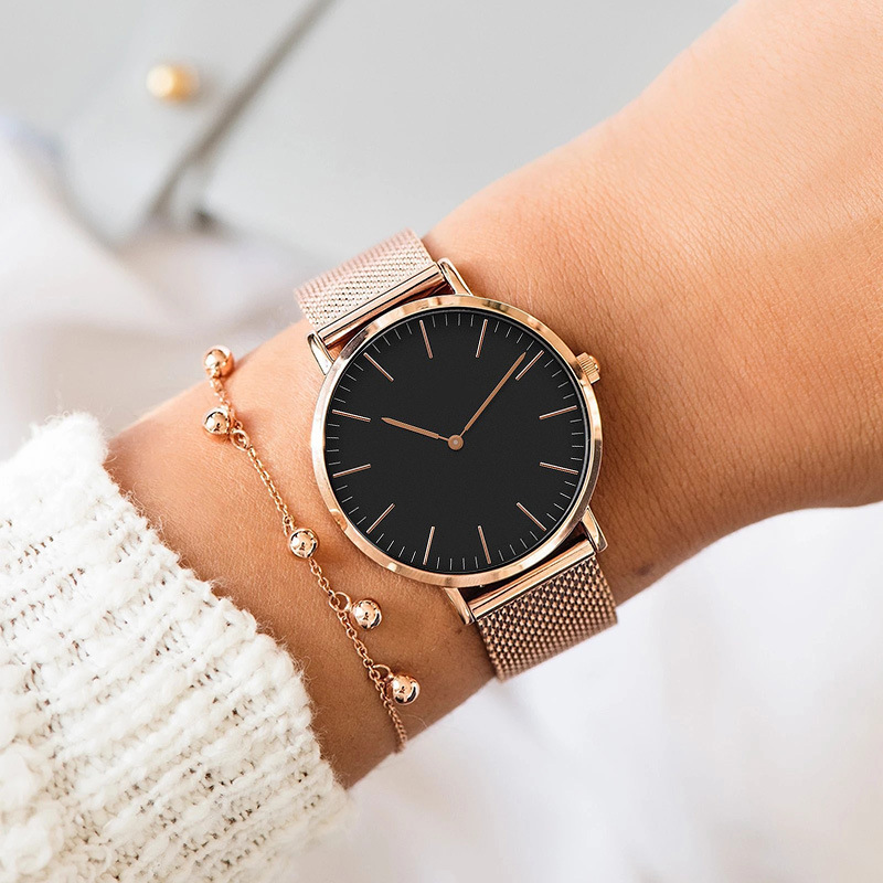 Top Brand Luxury Watches Women - огляд і ціна Stainless Mesh Band