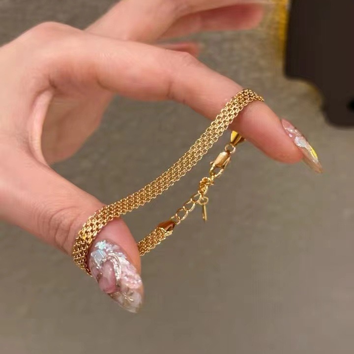 Stainless Steel 18K Gold Plate - огляд і ціна Stainless Mesh Band