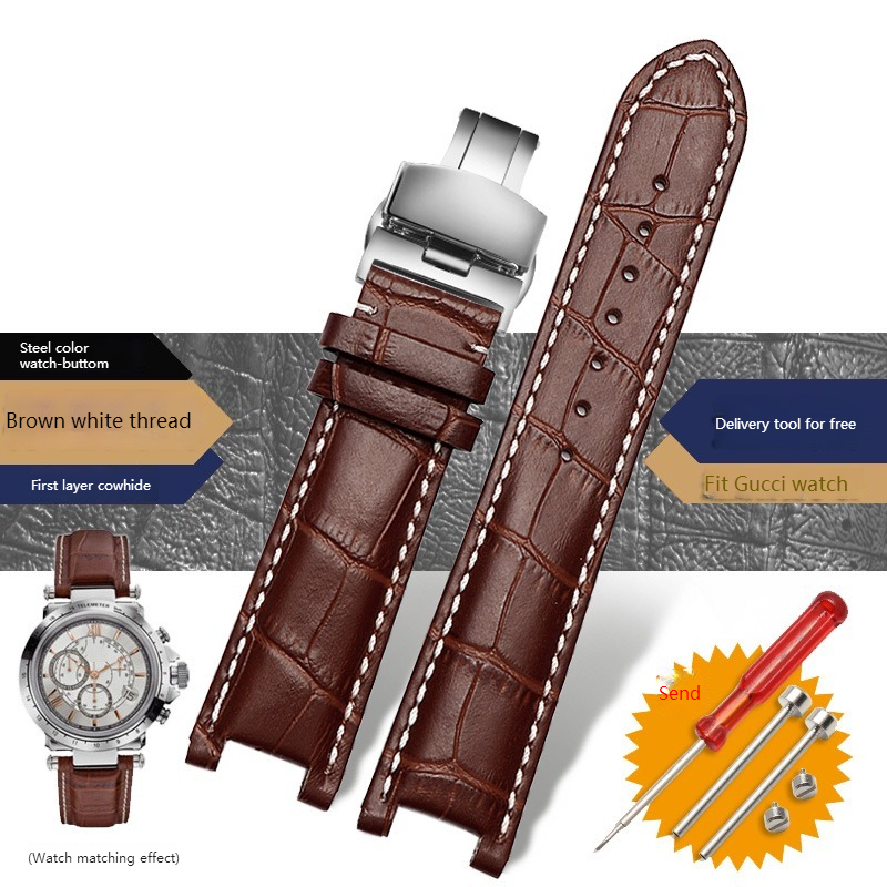 genuine leather watchband for  - огляд і ціна Smartwatch Guess