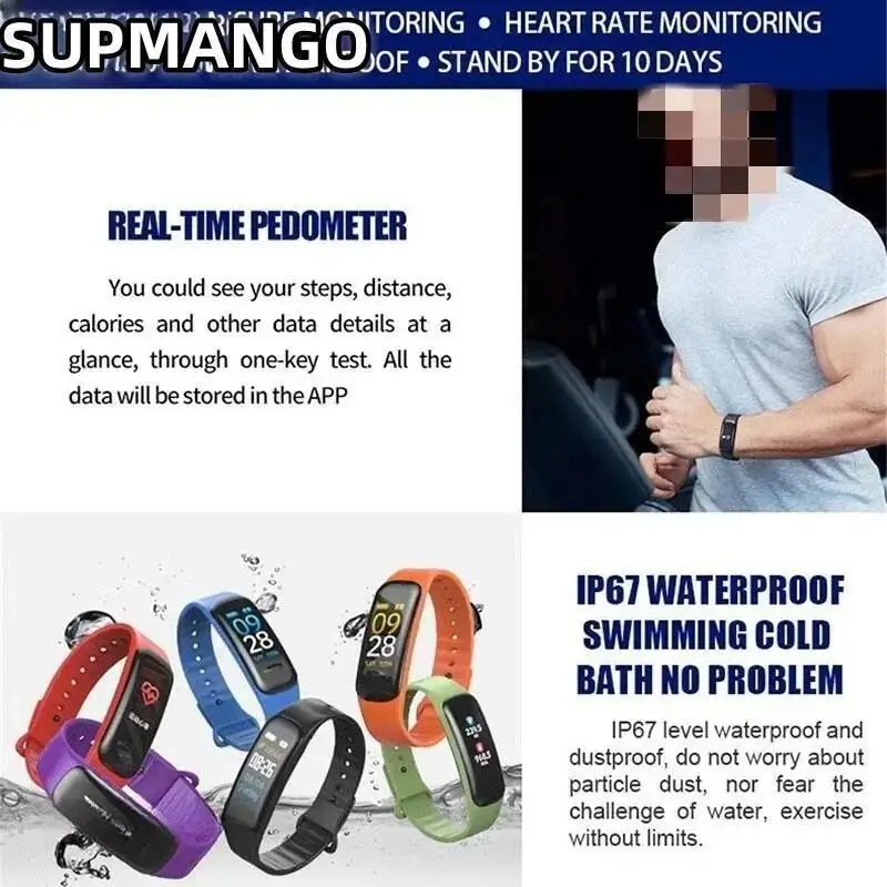 C1 Plus Smart Bracelet Watch H - огляд і ціна Android Smartwatch Accessories
