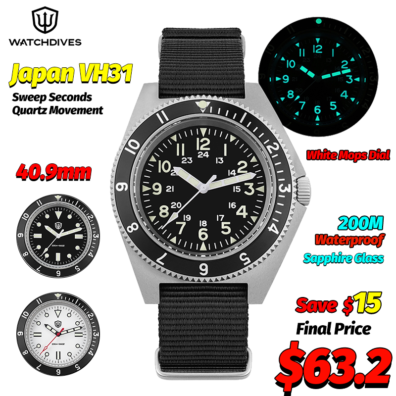 Watchdives WD1972 Quartz Watch - огляд і ціна Accessories With Watch