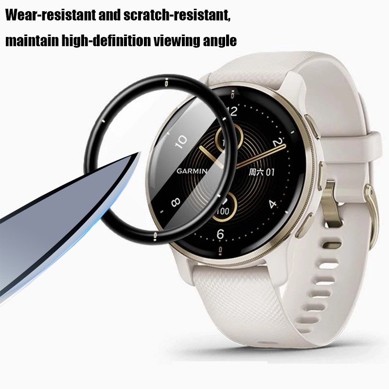 3D Curved Edge Protective Film - огляд і ціна Garmin Smartwatch Accessories