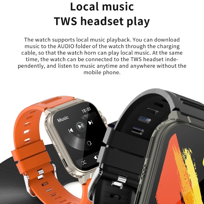 2-in-1 Sports Smart Watch, Bui - огляд і ціна Smartwatch Headset
