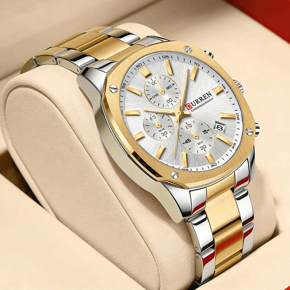 CURREN Modern Men's 42mm Sport - огляд і ціна Accessories With Watch