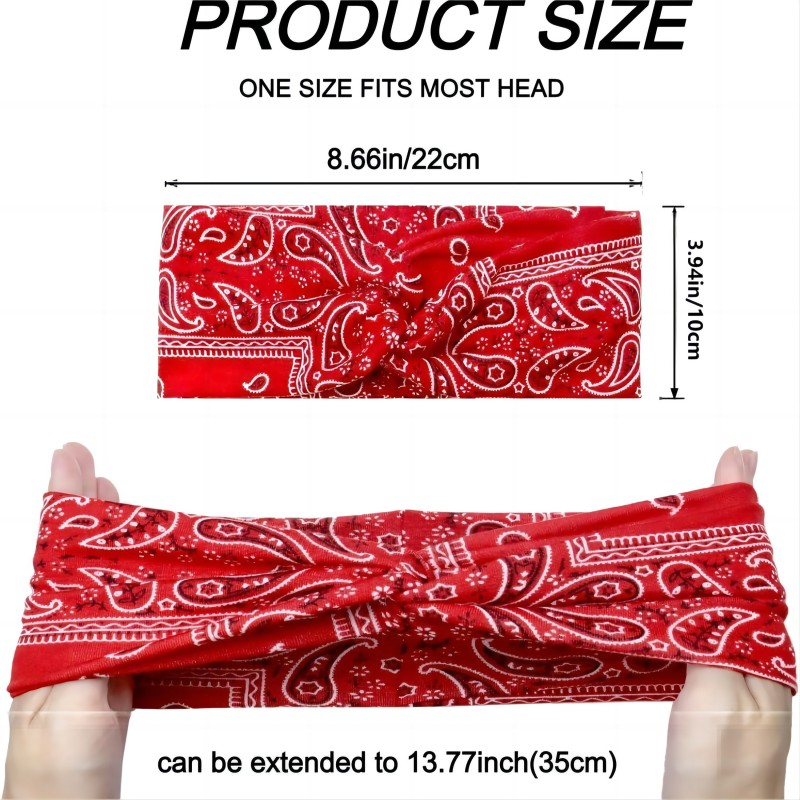 Paisley Cashew flowers hair ba - огляд і ціна Milanaise Mesh Band