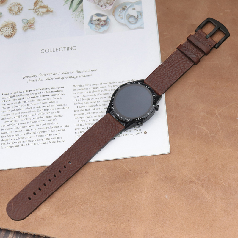 Italian Calfskinl 22mm Watch S - огляд і ціна Smartwatch Accessories Shop