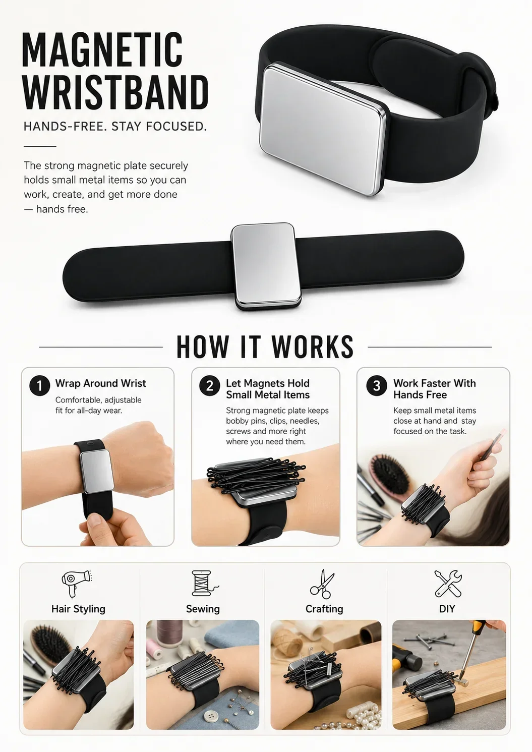 Magnetic Bracelet Watch Band,  - огляд і ціна Smartwatch Straps & Accessories